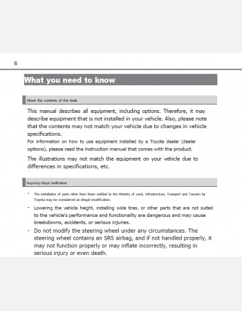 toyota axio hybrid 2020-2021 owners manual in english